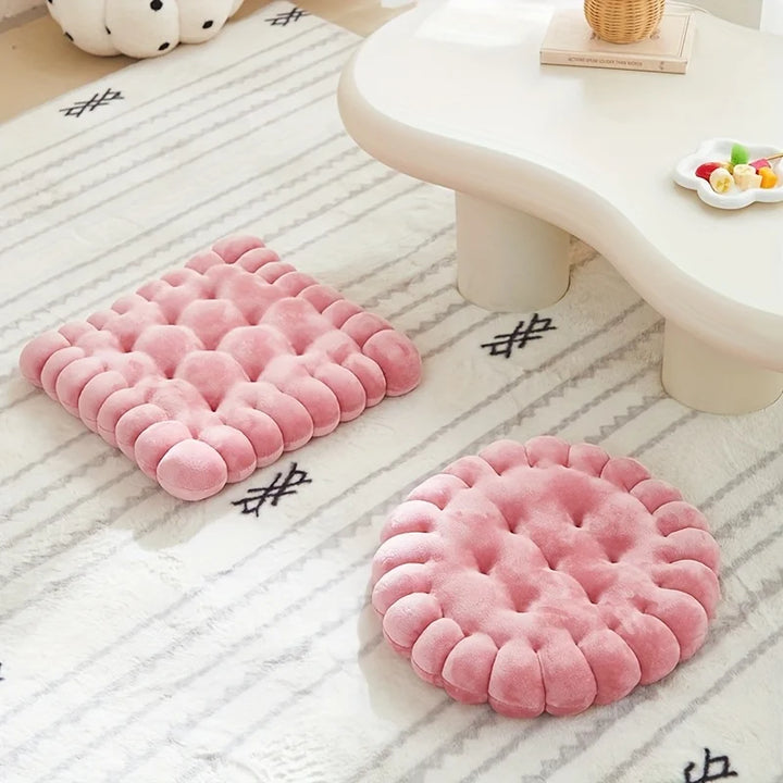 Biscuit Plush Floor Cushion