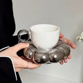 Cloud Ceramic Mug & Saucer Set