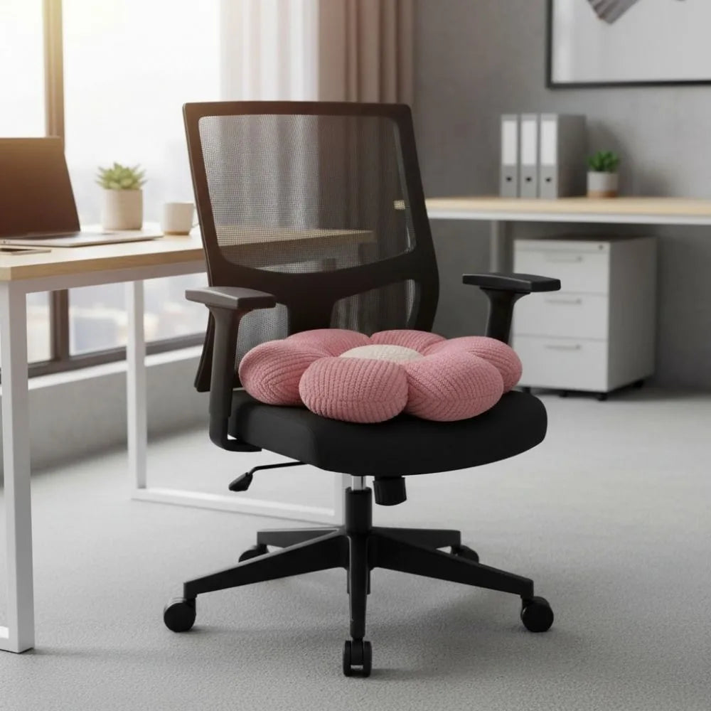 Flower Shape Throw Cushion