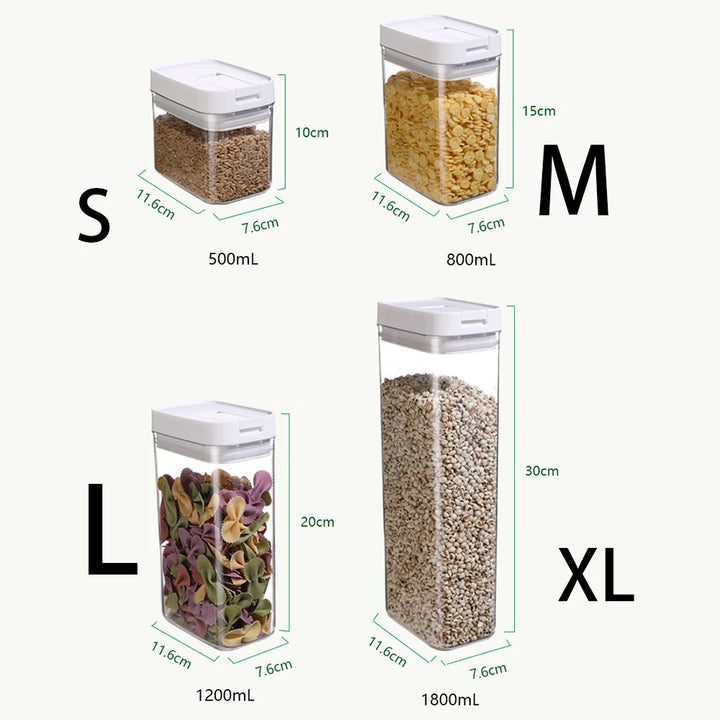 Airtight Clear Storage Jar