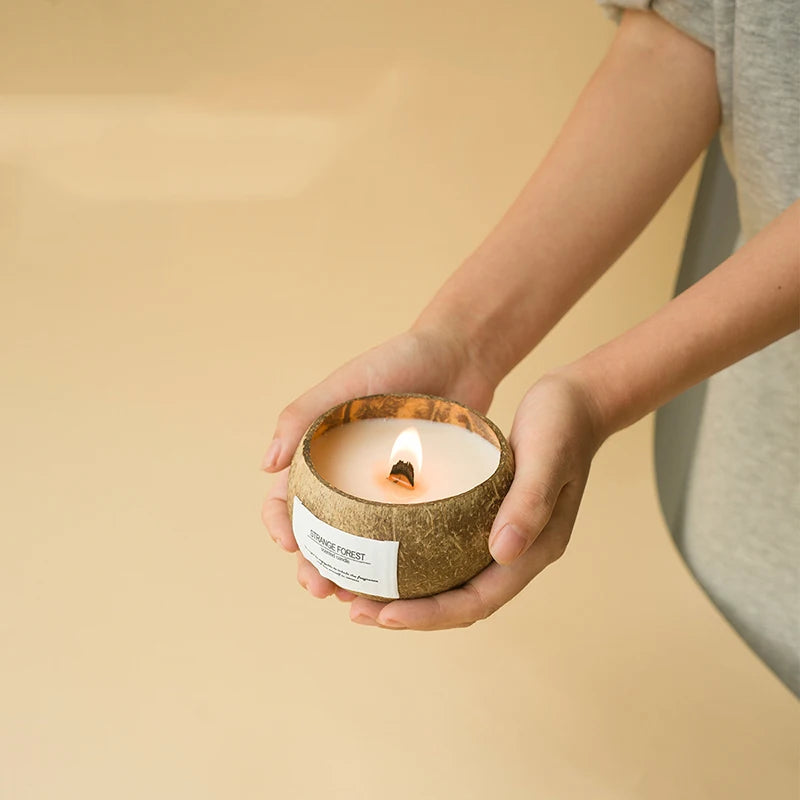 Coconut Shell Aromatherapy Candle