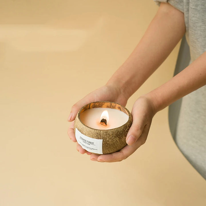 Coconut Shell Aromatherapy Candle