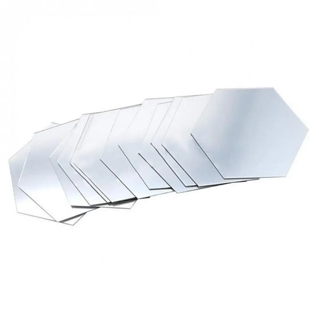 Hexagon Acrylic Mirror Wall Set