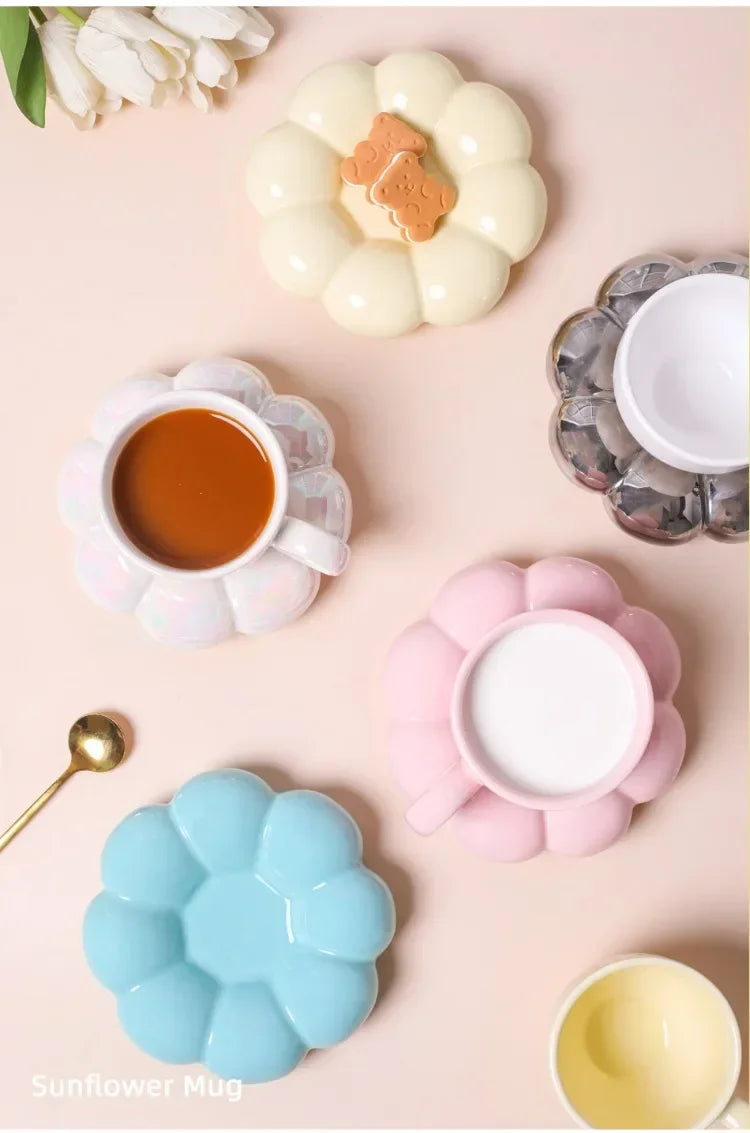 Cloud Ceramic Mug &amp; Saucer Set