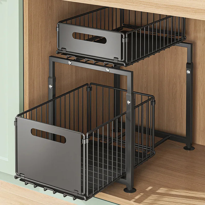 Pull-Out Cabinet Organiser — 2 &amp; 3 Tier