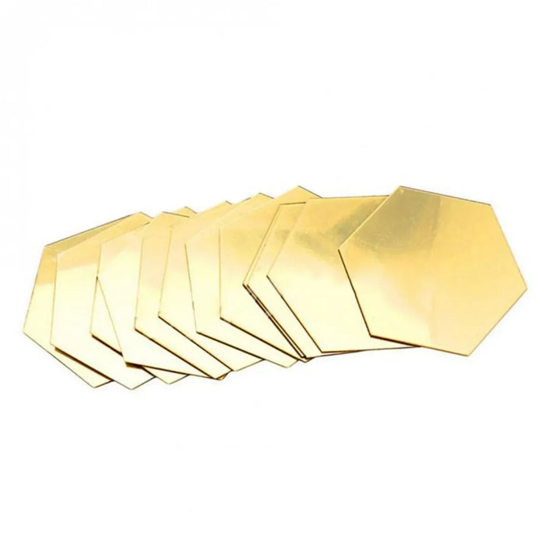 Hexagon Acrylic Mirror Wall Set