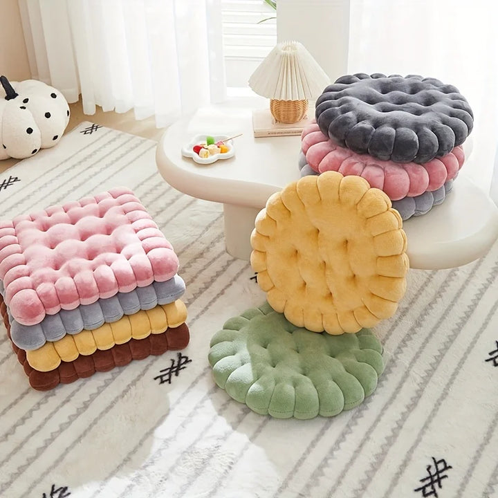 Biscuit Plush Floor Cushion