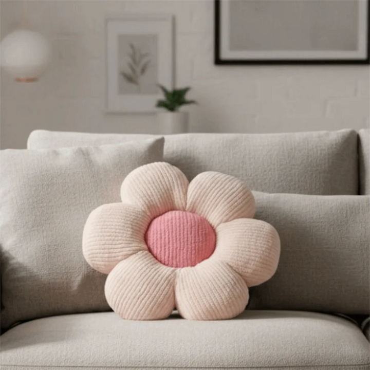 Flower Shape Throw Cushion