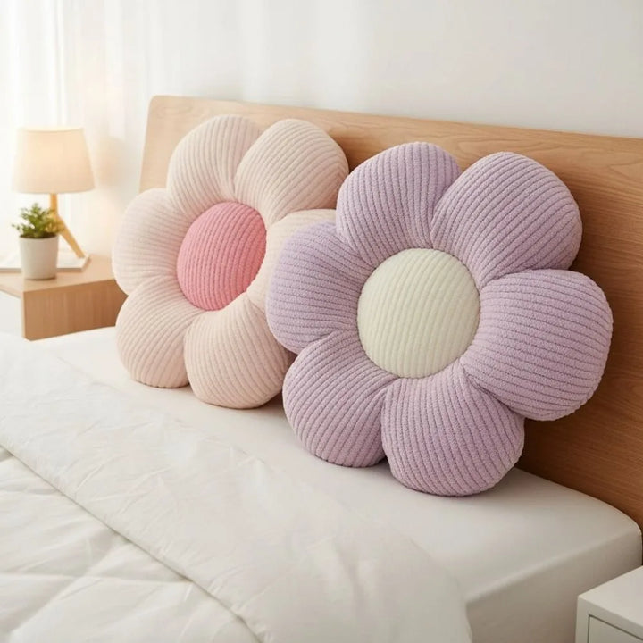 Flower Shape Throw Cushion